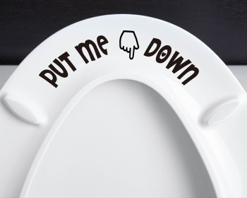 Put Me Down Quote Wall Stickers Home Lettering Quote Wall Decal